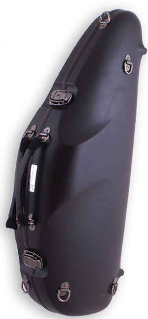 J.W. Eastman CE292 slimline fiberglas case ZWART MAT voor altsax