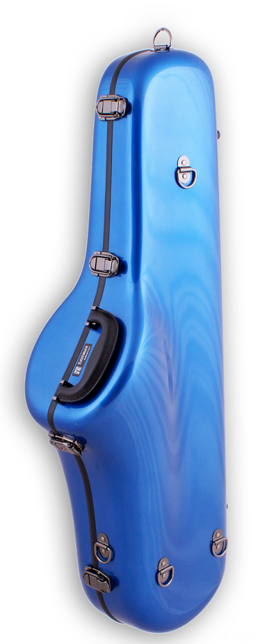 J.W. Eastman Glasfiber Flightcase for tenorsax BLUE