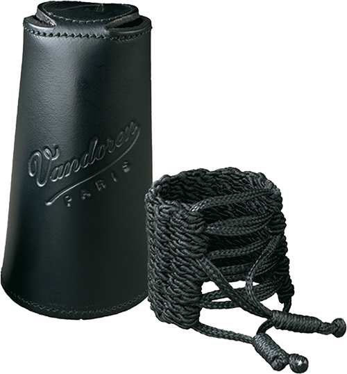 Vandoren Klassik LC36L Ligature + Lederen Cap voor Sopraansax