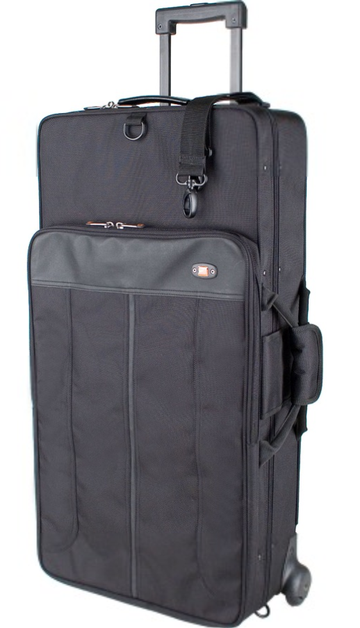 Protec PB304 SOPWL Trolley Zwart voor Altsax en Sopraansax