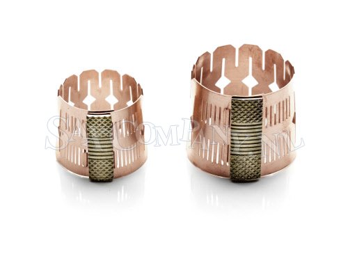 Borgani Ligature 'Flexitone' Sopraan in Vintage Brass