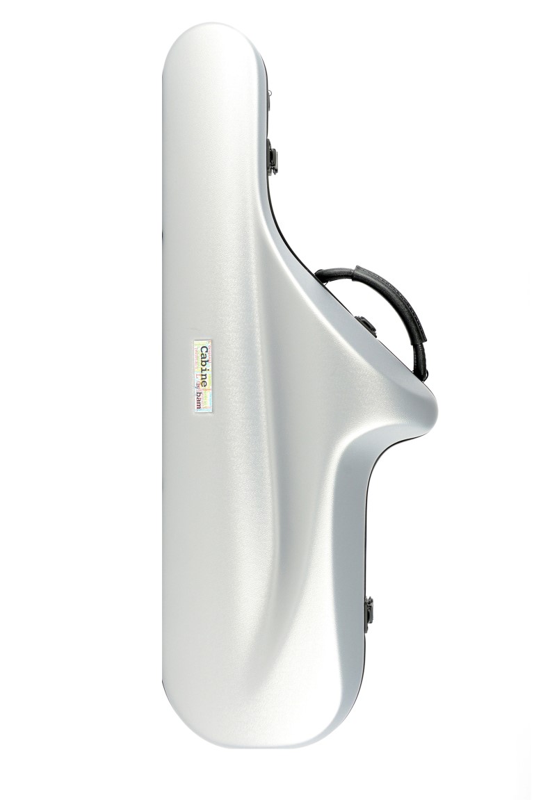 BAM Cabine design vormkoffer 4012 SG voor tenorsax  Zilver