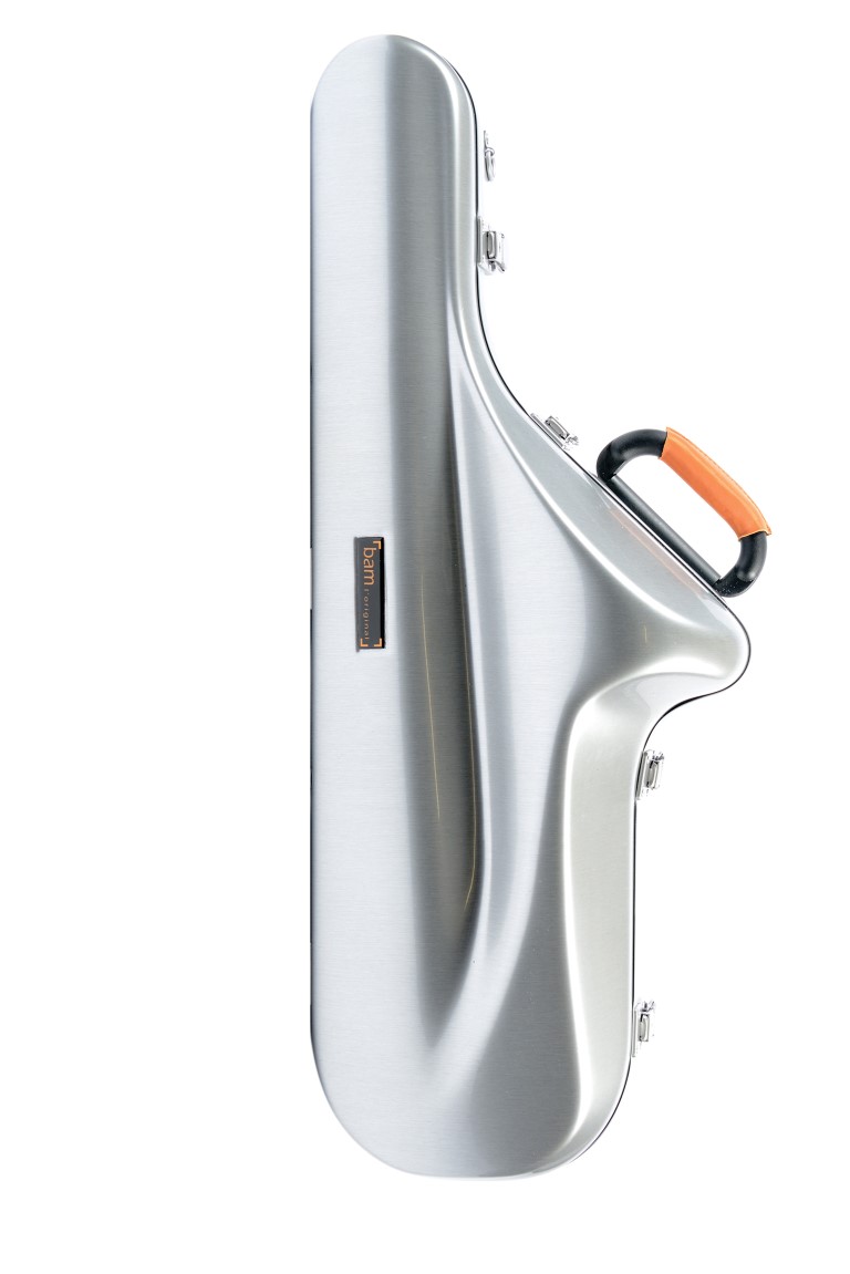 BAM Cabine La Defense Koffer DEF 4012S voor tenorsaxofoon Brushed Aluminium
