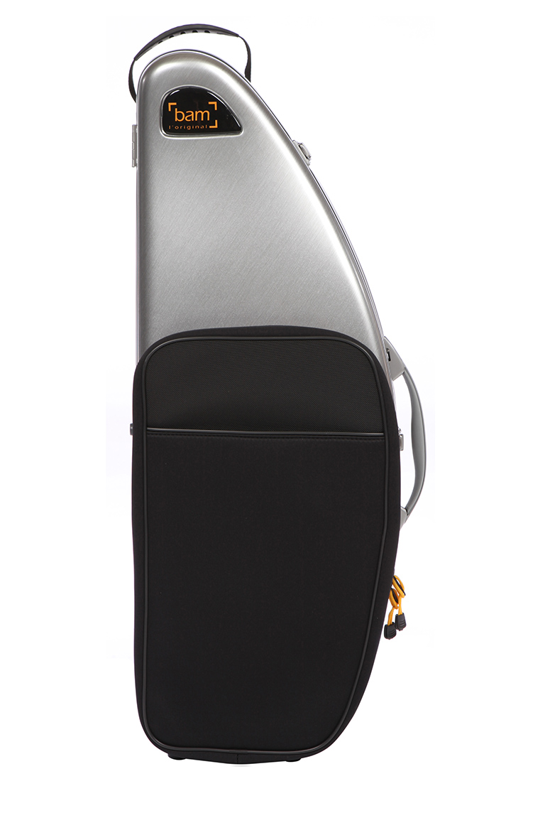 BAM La Defence Hightech koffer DEF 4102XLP voor tenorsax met pocket/Brushed