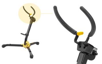 Hercules Auto Grip standaard voor altsax en tenorsax (DS630BB)