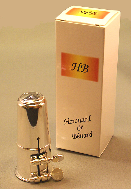 H&B Rietbinder + bekdeksel voor sopraan verzilverd