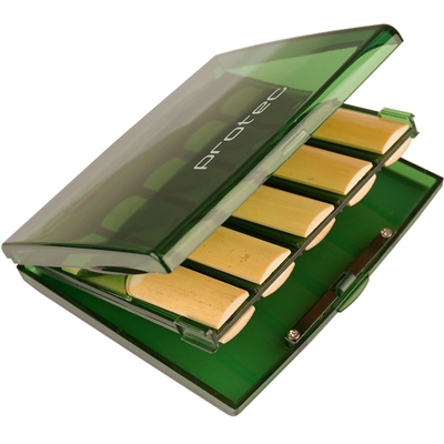 SALE: Protec reedcase for 12 clarinet sax reeds  Lime