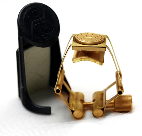 Francois Louis Pure Brass XL Gold Plated Rietbinder voor Sopraan