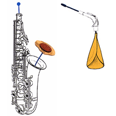 Reka onderhoudsset voor altsax en tenorsax