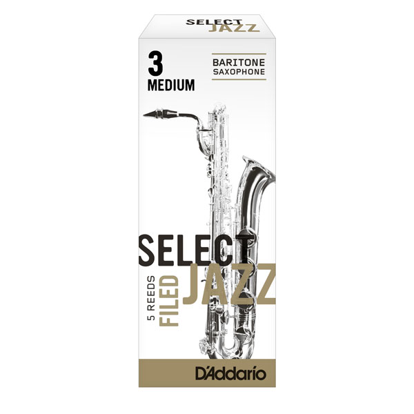 Rico D'Addario Select Jazz Filed riet voor bariton/ per stuk