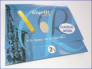 Rigotti Gold reeds for baritone saxophone (3 pcs)