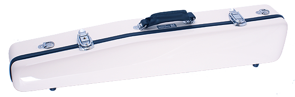 J.W. Eastman slimline sopraan koffer wit voor sopraansax