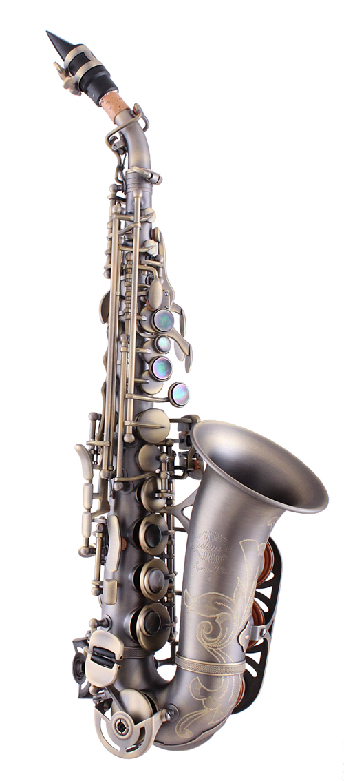 Huur: System'54 gebogen Sopraansax Vintage Style; Nieuw!