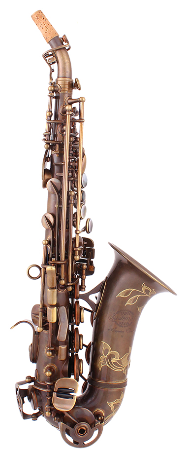 Huur: System'54 gebogen Sopraansax Pure Brass; Nieuw!