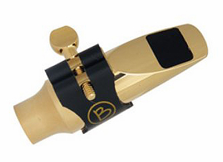 Brancher Jazz Gold Plated Mondstuk tipopening J15 voor Sopraan